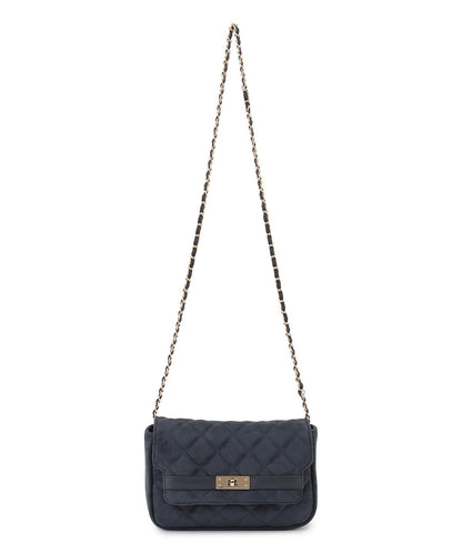 スエード キルティング ショルダーバッグ