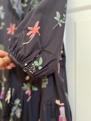 植物画ワンピース