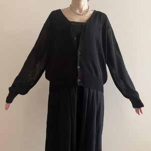 シースルーカーディガン