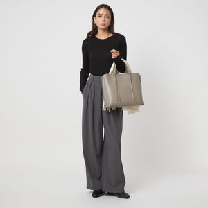 【WEB限定】2WAYタッセルハンドル A4 トートバッグ / ショルダーバッグ