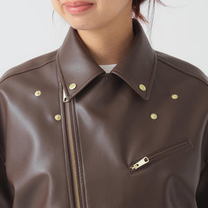 レザーライク ジャケット（S〜M）