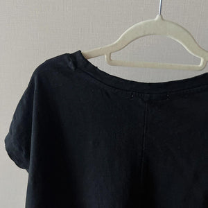 キャップスリーブボックスTシャツ