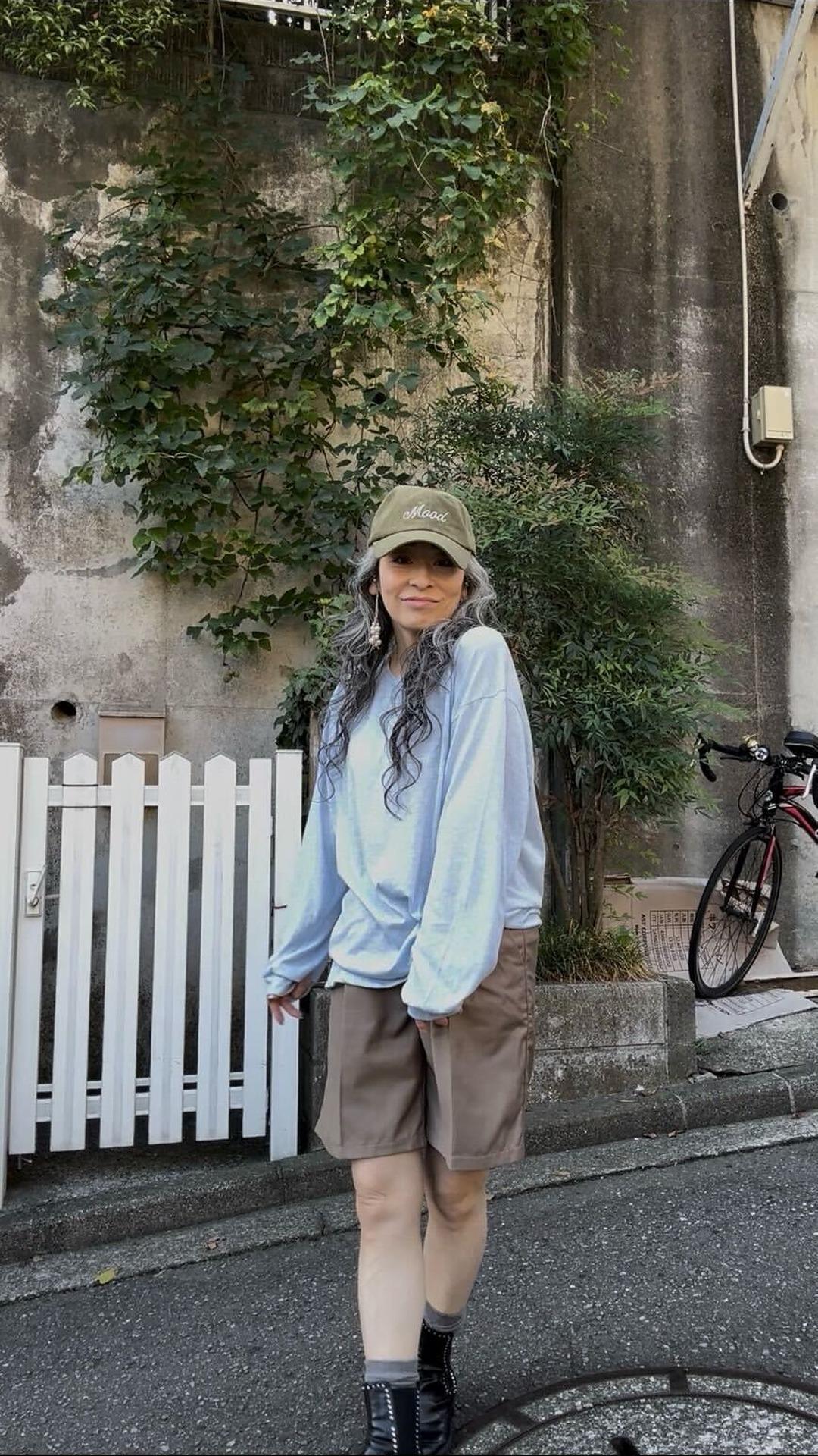 スラブタッチロングTシャツ