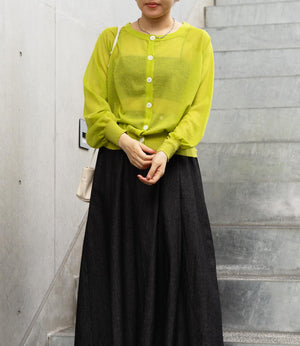 2wayドルマンシアーニットカーディガン