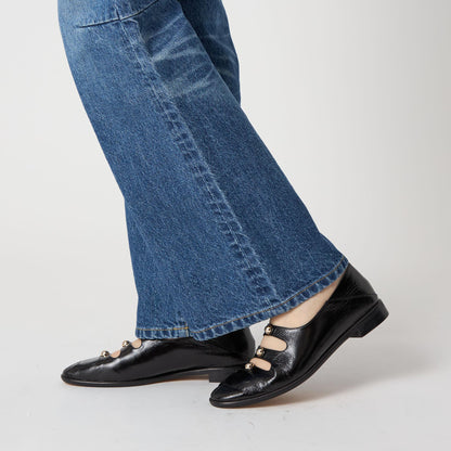 スタッズトリプルベルトモカフラット20↓↑