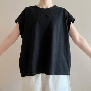 キャップスリーブボックスTシャツ