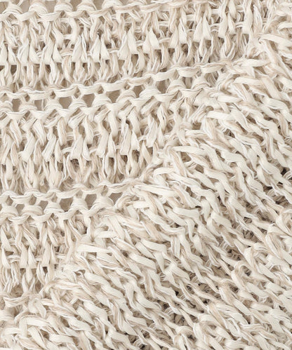 テープミックススカシ ドルマン ニットベスト