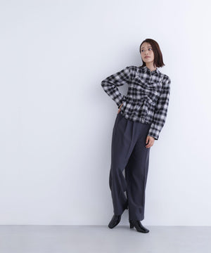 ビスチェセットチェックシャツ