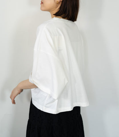 クロップドロゴTシャツ