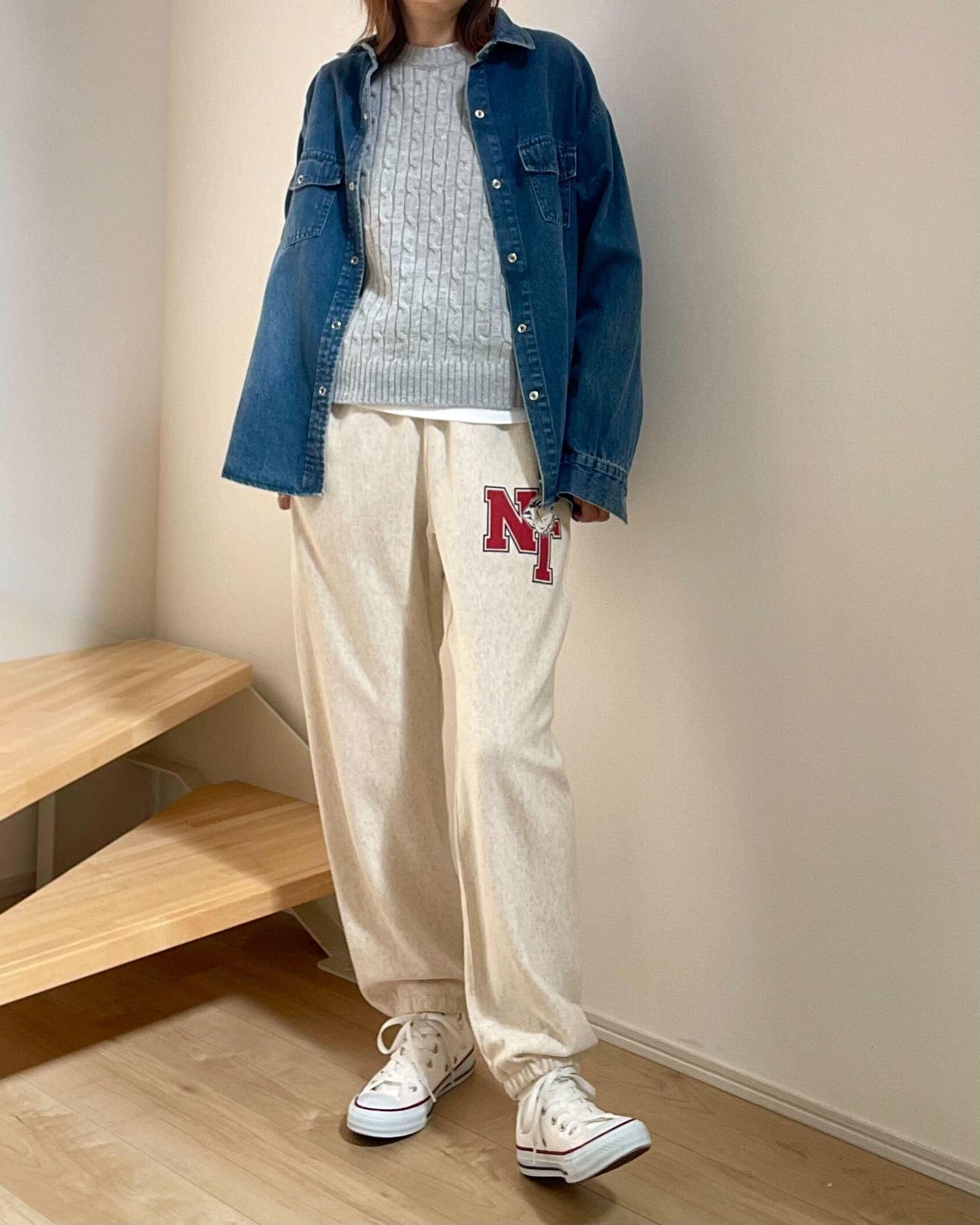 コンパクトケーブルニット