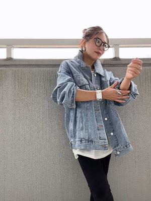 オーバーデニムジャケット