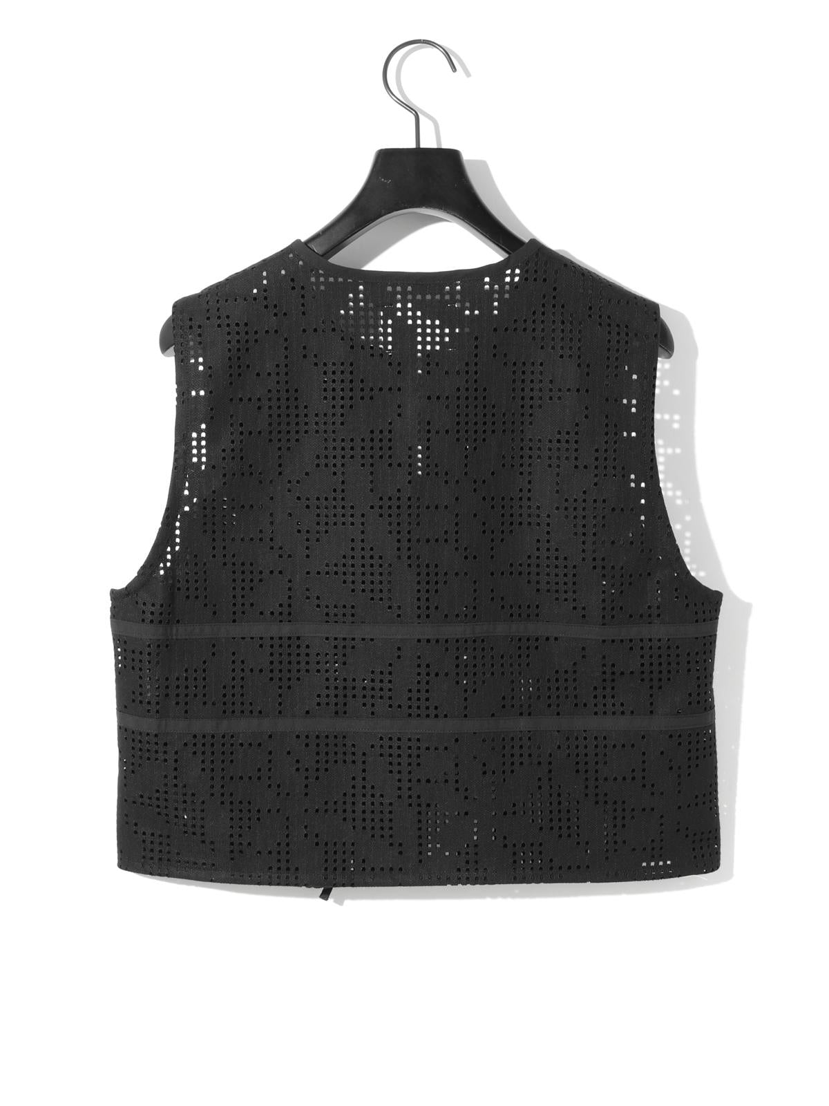 MIDIUMISOLID for Ladies レースショートベスト