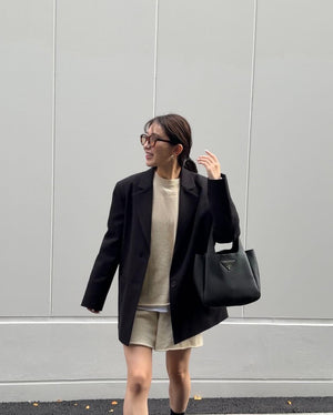 リラックスショートニットアップ