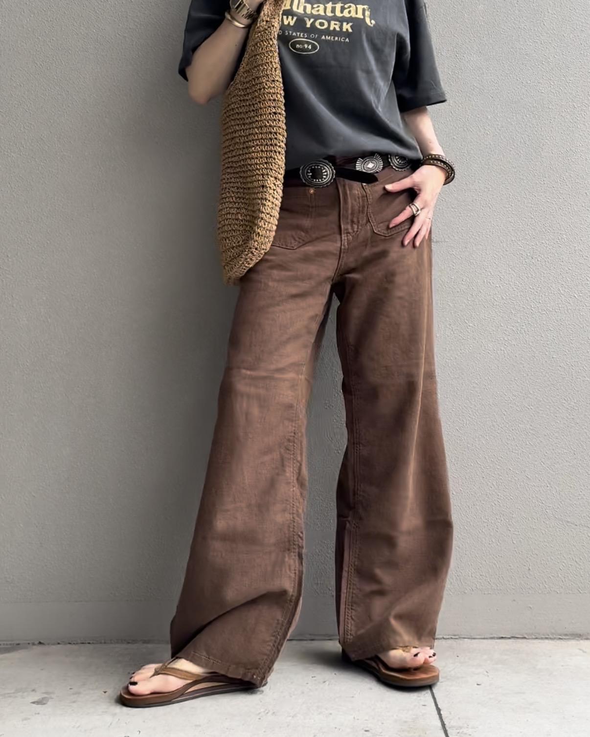 リネンポケットパンツ