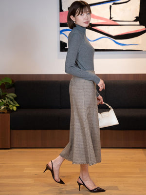 ソフトタッチタートルネックニット