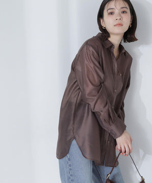 シアーオーバーシャツ