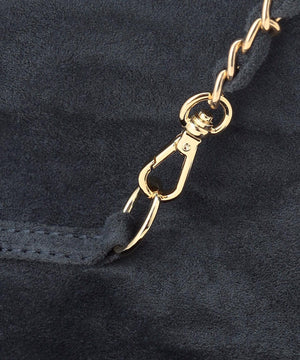 スエード キルティング ショルダーバッグ