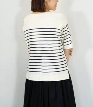 ハーフスリーブニット