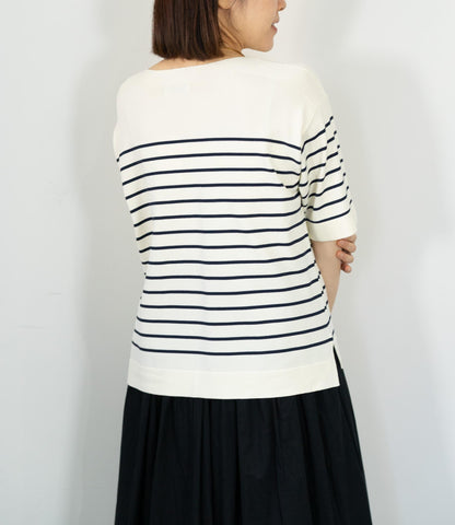 ハーフスリーブニット