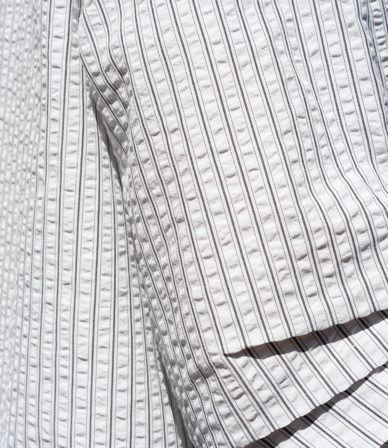 サッカーストライプブラウス