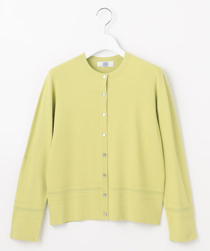 RAYON ELITE STRETCH クルーネック カーディガン