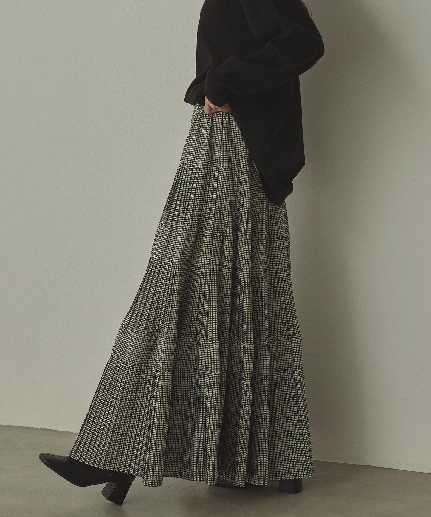 クラシカルティアードスカート