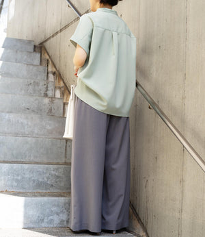 きれいめフラップサファリブラウス