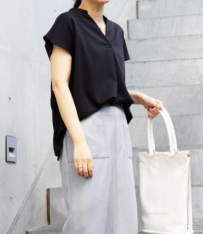 バックプリーツスキッパーカットソー