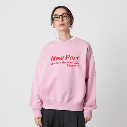 コットン裏毛 ロゴスウェット プルオーバー