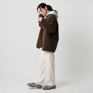 【WEB限定】ボア×フェイクムートン リバーシブルジャケット