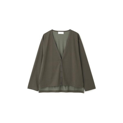 プレ－ティング天竺カーディガン