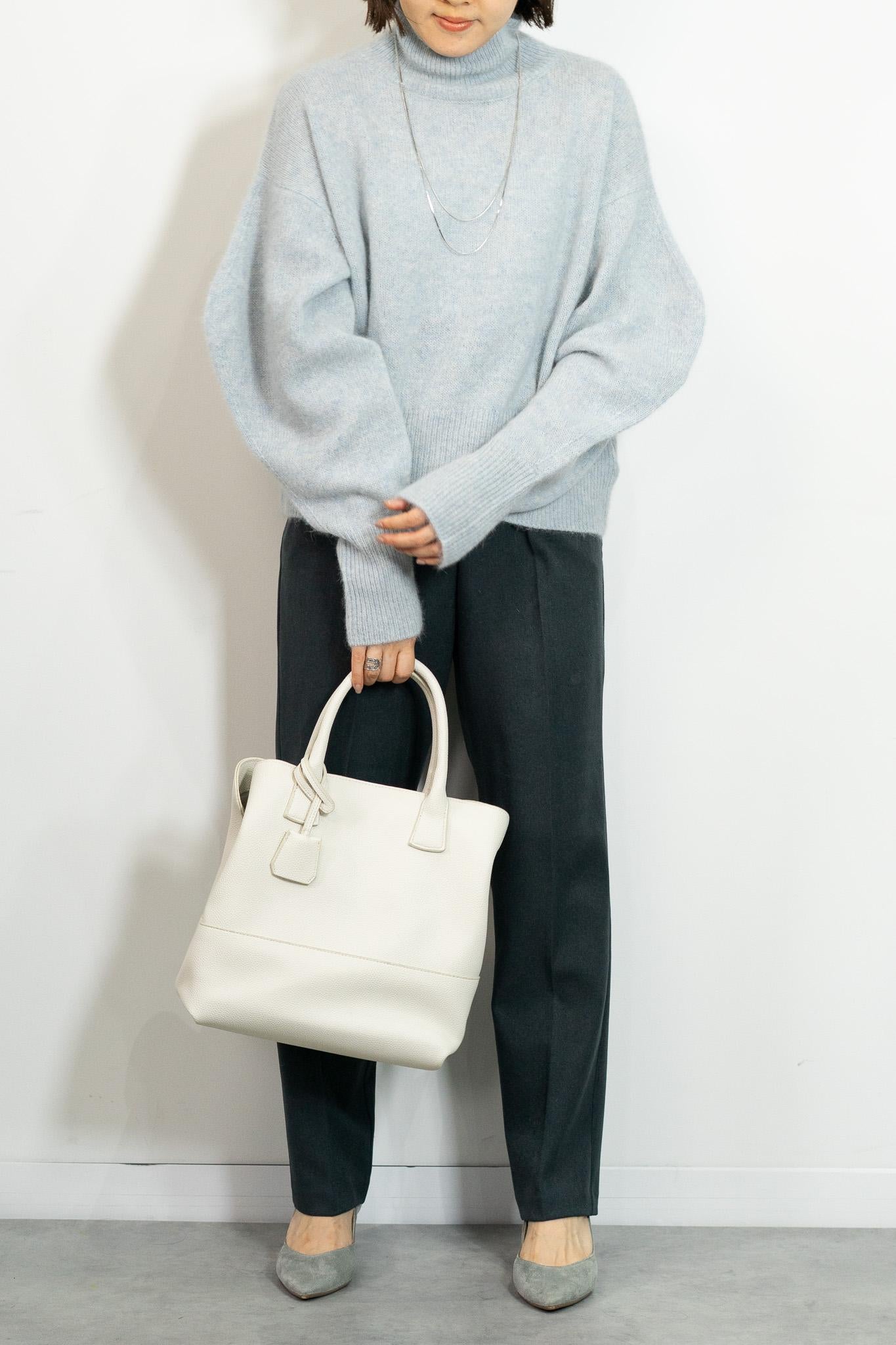 FOX混ボリュームスリーブニット