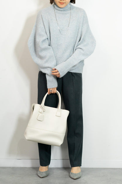 FOX混ボリュームスリーブニット