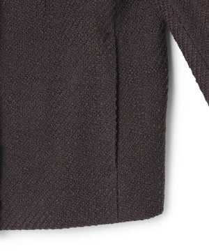 MULLIN / ウールツイードメタルボタンノーカラージャケット