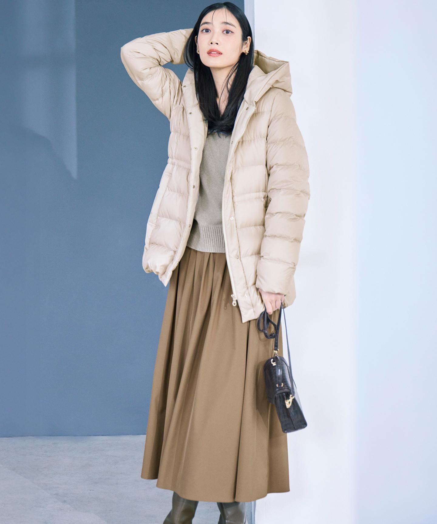 ブライトタフタ タック スカート