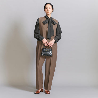 【WEB限定 Wardrobe DAILY MINIMAL】リボンタイブラウス -2WAY/ウォッシャブル-
