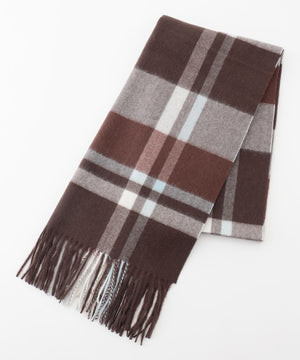 カシミヤチェック マフラー