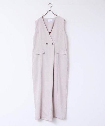 ダブルボタンジレオールインワン