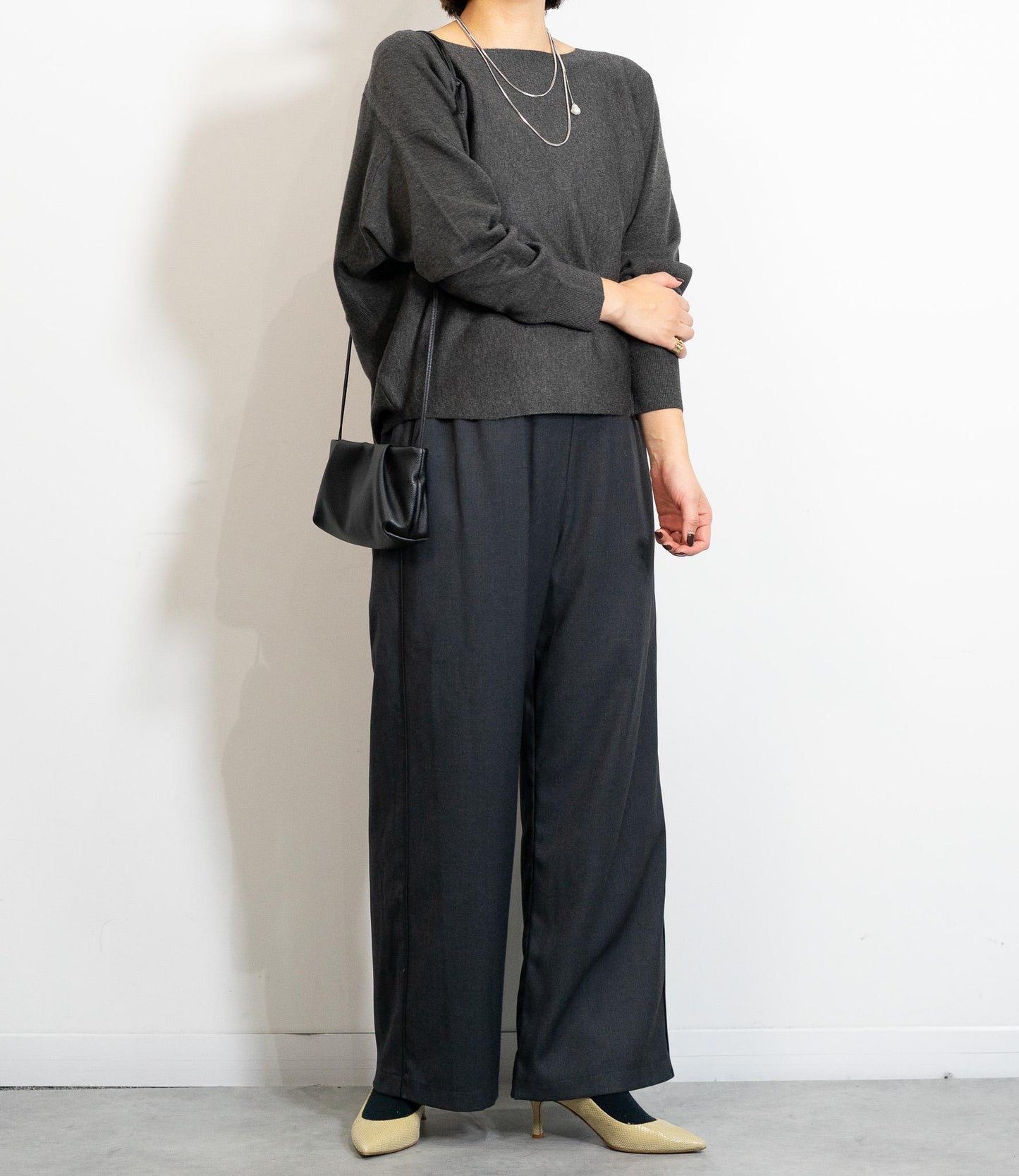 ベロアパイピングパンツ