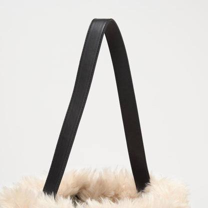 フェイクボア ワンショルダーバッグ