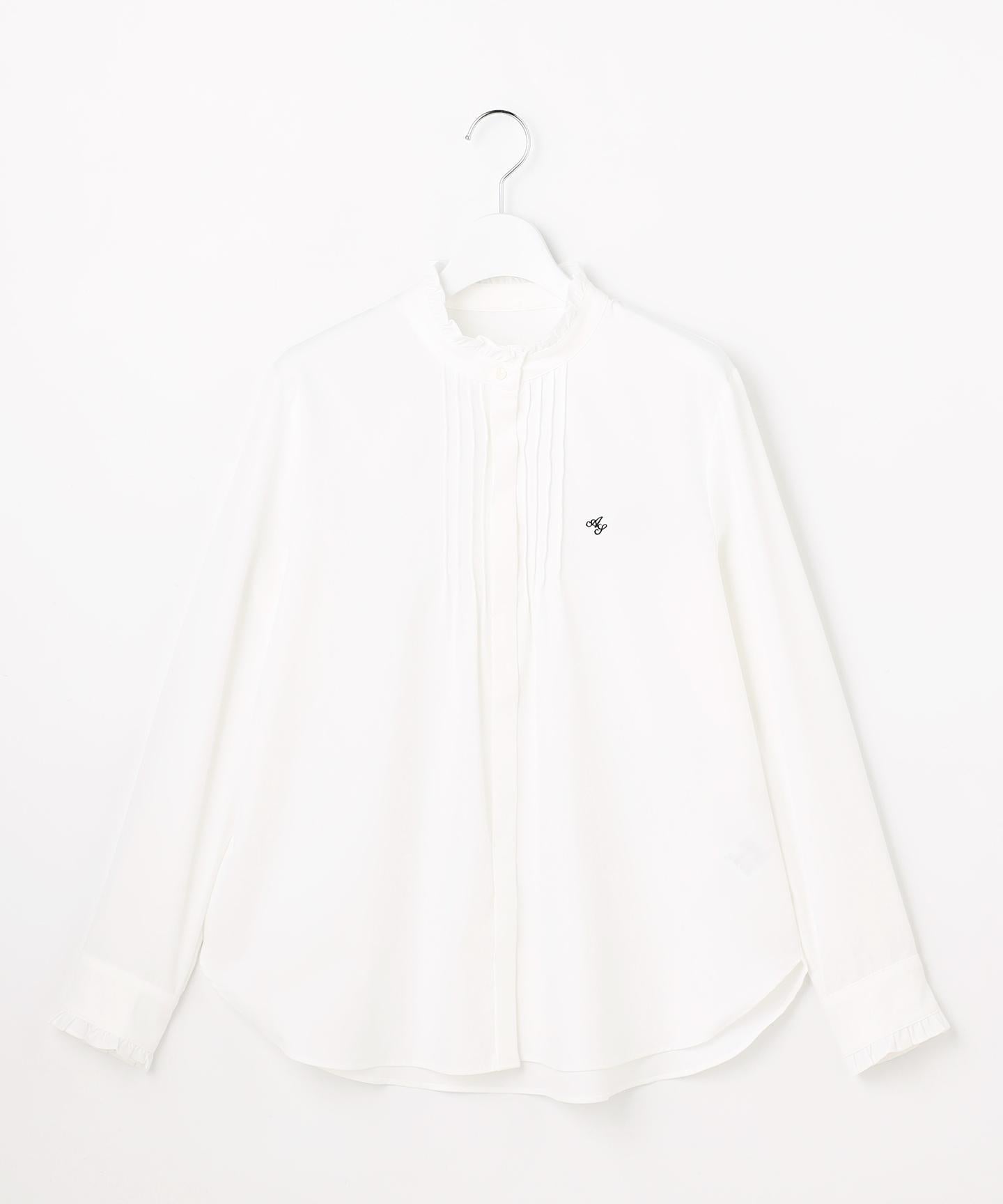 ピンタックフリル シャツ