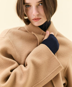 ZION / ウールロングチェスターコート