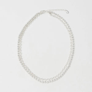 2連 ミックスチェーン 3WAY ネックレス