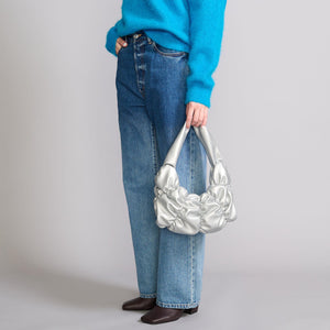 ギャザー ムーン ワンショルダーバッグ