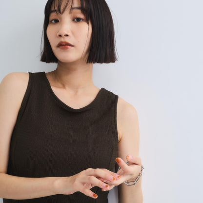 シャーリングジャージーワンピース≪洗濯機で洗える≫