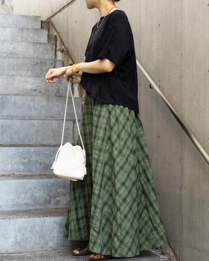 半袖コクーンカットソー