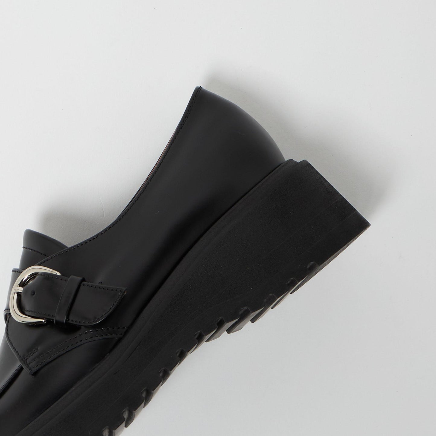 モンクストラップボリュームソールフラット55↑