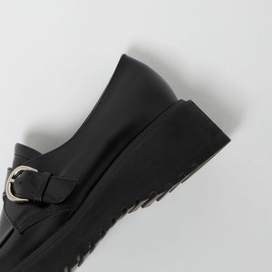 モンクストラップボリュームソールフラット55↑