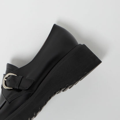 モンクストラップボリュームソールフラット55↑