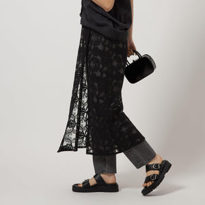 レース レイヤード スカート